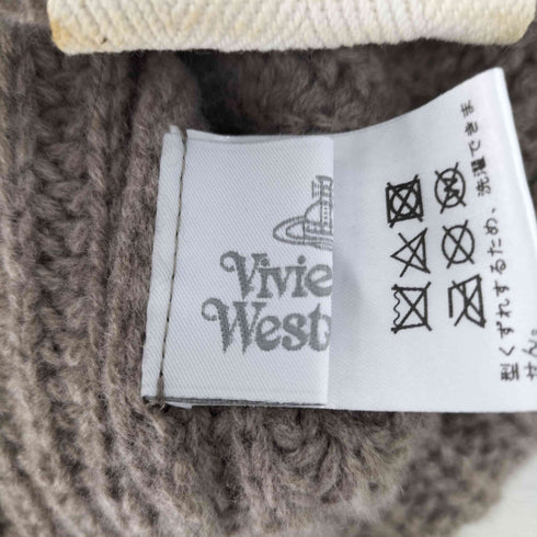 ヴィヴィアンウエストウッド Vivienne Westwood フロントロゴワッペンニット帽 レディース