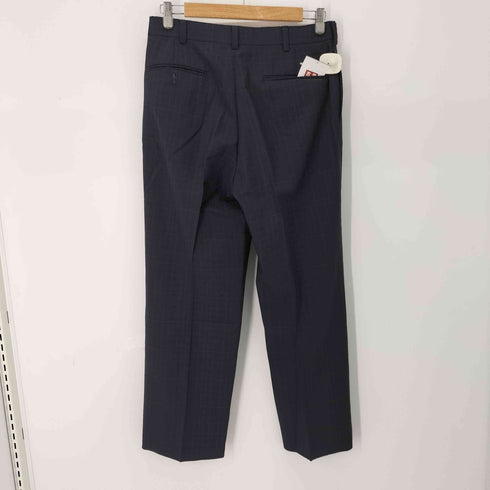 ジェイプレス J.PRESS NEW ENGLAND MODEL 2タック ウールチェックスラックス メンズ 79