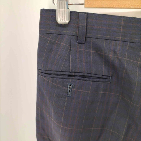 ジェイプレス J.PRESS NEW ENGLAND MODEL 2タック ウールチェックスラックス メンズ 79