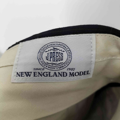 ジェイプレス J.PRESS NEW ENGLAND MODEL 2タック ウールチェックスラックス メンズ 79