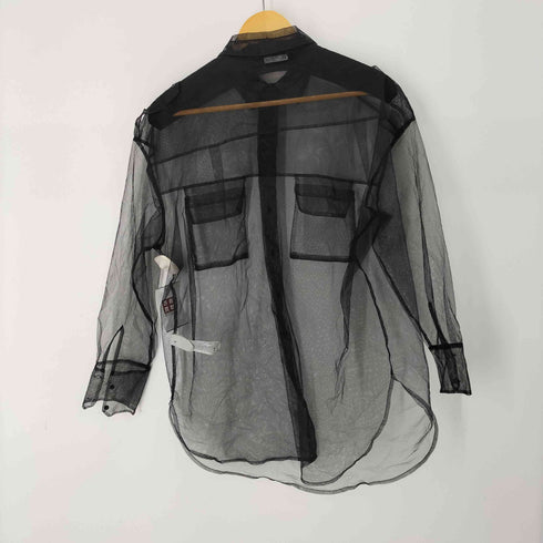 ザラ ZARA L/S シアーシャツ レディース import:S