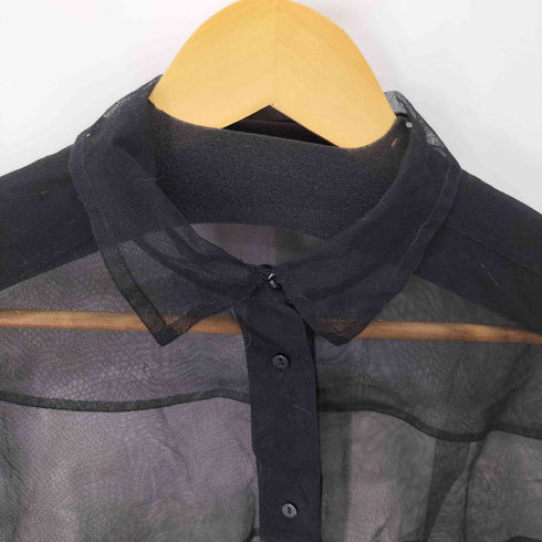 ザラ ZARA L/S シアーシャツ レディース import:S