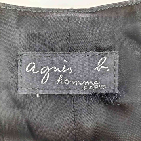 アニエスベーオム Agnes b.homme 異素材 スエードベスト メンズ