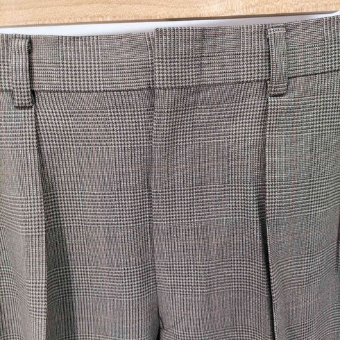ジェイプレス J.PRESS NEW ENGLAND MODEL グレンチェック ウールスラックス メンズ 79
