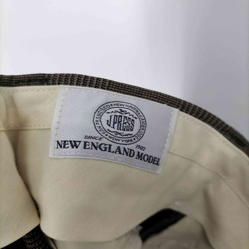 ジェイプレス J.PRESS NEW ENGLAND MODEL グレンチェック ウールスラックス メンズ 79
