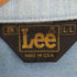 リー Lee 70s USA製 三角タグ スナップボタン オープンカラー モールスキンジャケット メンズ LL