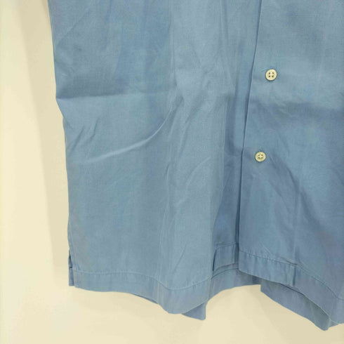 ポロバイラルフローレン Polo by RALPH LAUREN 90S CALDWELL ショートスリーブオープンカラー シルクコットンシャツ メンズ import:M