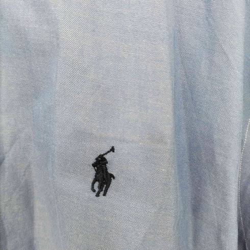 ラルフローレン RALPH LAUREN 90S YARMOUTHポニー刺繍L/SBDシャツ メンズ 16 34/35