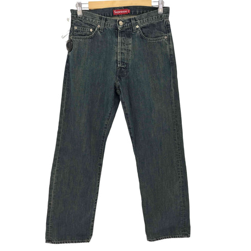 シュプリーム Supreme 90S OLD 紙タグ USA製 ボタンフライデニムパンツ メンズ 30