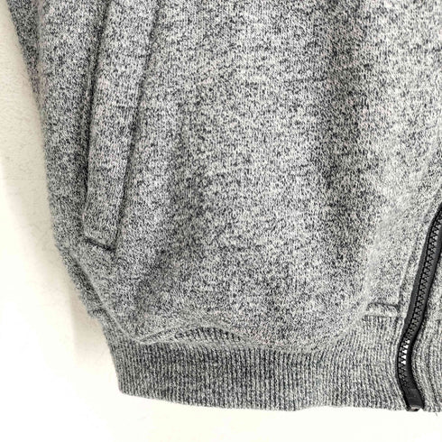 RUN EX ワンポイント刺繍 ジップアップ ボンディングスウェット トラックジャケット メンズ