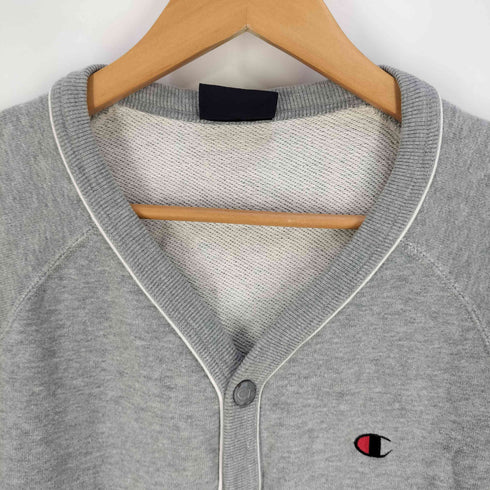 チャンピオン Champion SPORTS WEAR ロゴ刺繍 スナップボタン ラグラン スウェット ブルゾン メンズ import:M