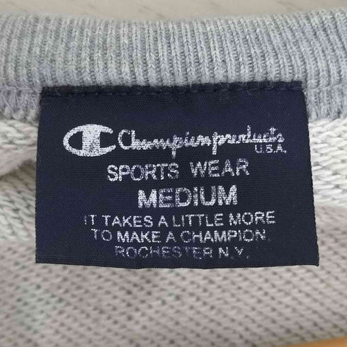 チャンピオン Champion SPORTS WEAR ロゴ刺繍 スナップボタン ラグラン スウェット ブルゾン メンズ import:M