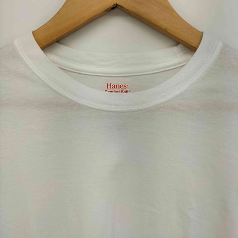 ヘインズ Hanes COMFORT SOFT MINI BOX LOGO Tagless Tee メンズ import:M