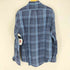 ラルフローレン RALPH LAUREN 90s COSTOM FIT ポニー刺繍シルクリネンチェック柄オックスフォードシャツ メンズ JPN:L