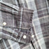 ラルフローレン RALPH LAUREN 90s COSTOM FIT ポニー刺繍シルクリネンチェック柄オックスフォードシャツ メンズ JPN:L