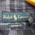 ラルフローレン RALPH LAUREN 90s COSTOM FIT ポニー刺繍シルクリネンチェック柄オックスフォードシャツ メンズ JPN:L