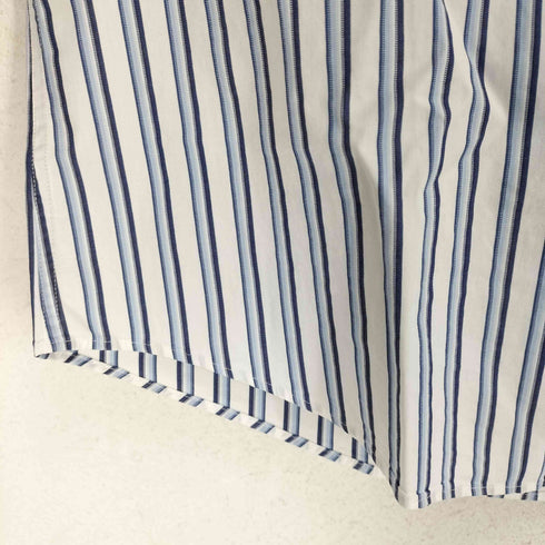 トミーヒルフィガー TOMMY HILFIGER ロゴ刺繍ストライプオックスフォードシャツ メンズ JPN:L