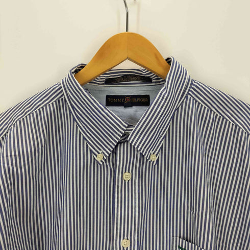 トミーヒルフィガー TOMMY HILFIGER ストライプボタンダウンシャツ メンズ XXL