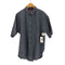 トミーヒルフィガー TOMMY HILFIGER ワンポイント刺繍チェックボタンダウン半袖シャツ メンズ import:XL