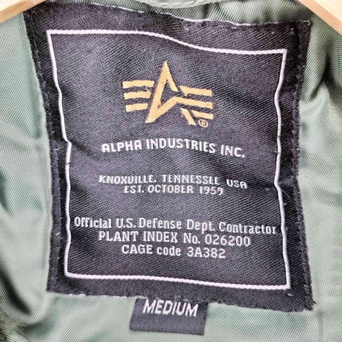 アルファインダストリーズ ALPHA INDUSTRIES N-3B/TIGHT FIT メンズ M