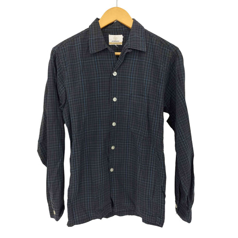 ドネガル DONEGAL 60-70S コットン 開襟 チェック L/S シャツ メンズ 14 1/2