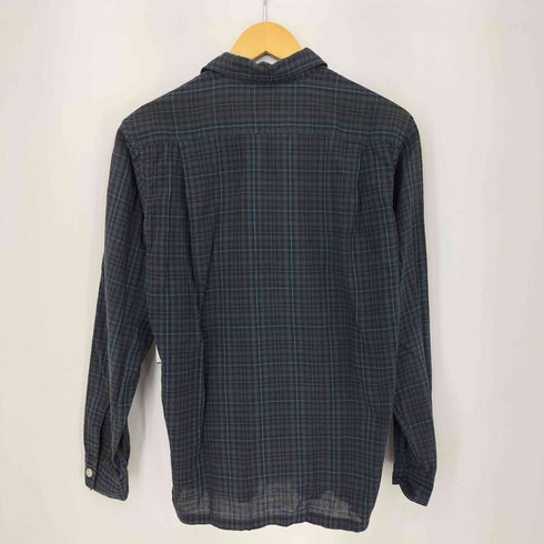 ドネガル DONEGAL 60-70S コットン 開襟 チェック L/S シャツ メンズ 14 1/2