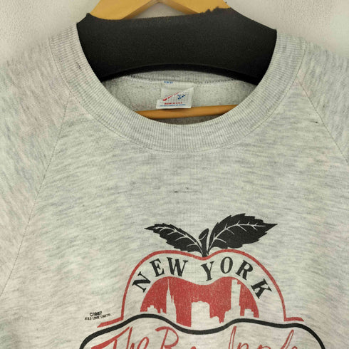 ジャージーズ JERZEES 80’s MADE IN USA NEW YORK グラフィックプリントスウェット メンズ import:L