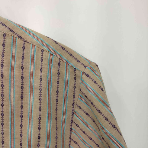 Jayshire 70S コットン ポリ ストライプ S/S シャツ メンズ 15 1/2