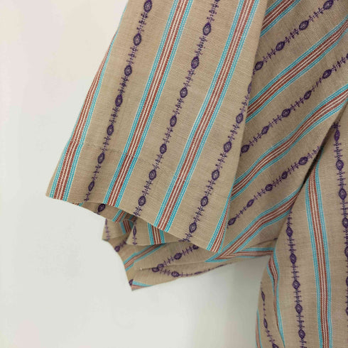 Jayshire 70S コットン ポリ ストライプ S/S シャツ メンズ 15 1/2