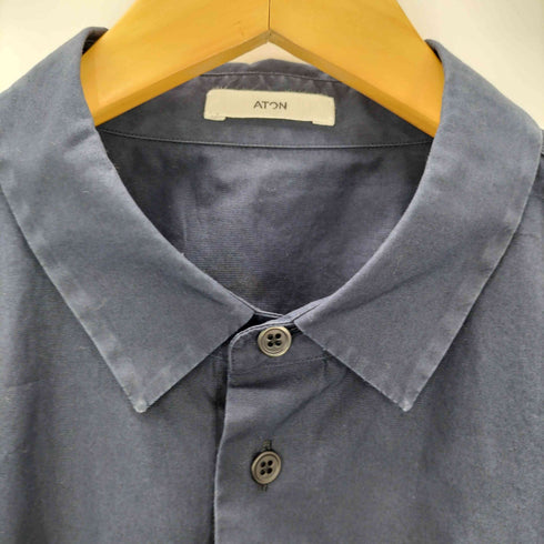 エイトン ATON SUVIN BROAD STANDARD SHIRT メンズ 06