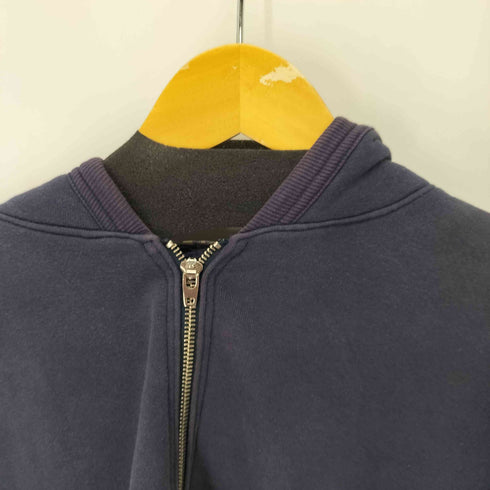 フルカウント FULLCOUNT Wind Shield スウェットジップアップフーディー ナス紺 メンズ JPN:M