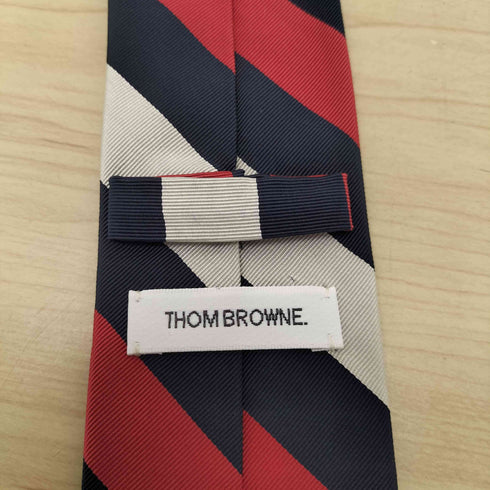 トムブラウン THOM BROWNE USA製 コットンシルクネクタイ メンズ