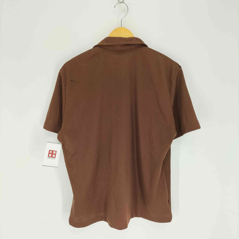 California 三角タグ ライン ポケット 襟芯 開襟 オープンカラー S/S シャツ メンズ import:L