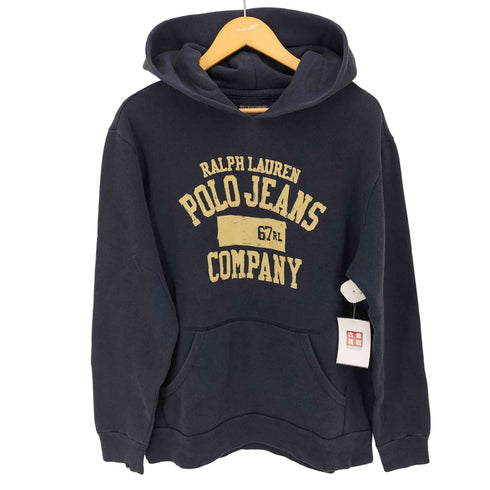 ポロジーンズカンパニーラルフローレン POLO JEANS COMPANY RALPH LAUREN 90-00s フロントロゴプリント プルオーバー フーディ メンズ import:M