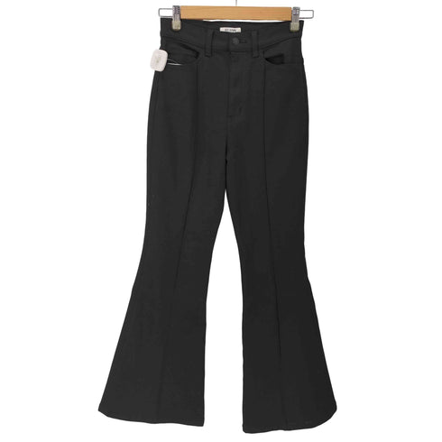 スライ SLY CALL BLACK HW PINTUCK FLARE パンツ レディース 25