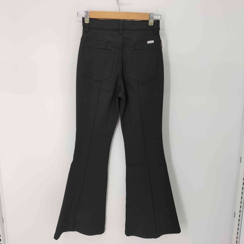 スライ SLY CALL BLACK HW PINTUCK FLARE パンツ レディース 25
