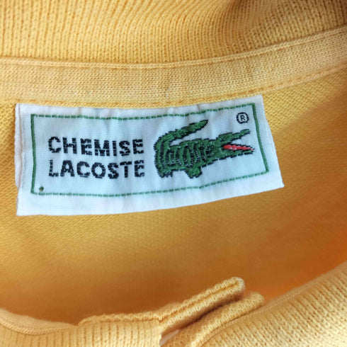 シュミーズラコステ CHEMISE LACOSTE ワンポイント ロゴ刺繍 半袖 ポロシャツ メンズ JPN:4