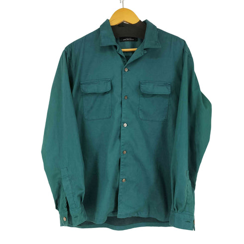 ユナイテッドアローズグリーンレーベルリラクシング UNITED ARROWS green label relaxing L/S 開襟シャツ メンズ