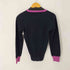 バーニーズニューヨーク BARNEYS NEWYORK イタリア製 ツートン ウールニットセーター レディース import:M