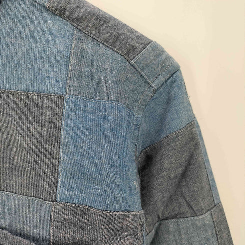 ソフネット SOPHNET. パッチワークデザインシャツ エルボーパッチ メンズ JPN:M