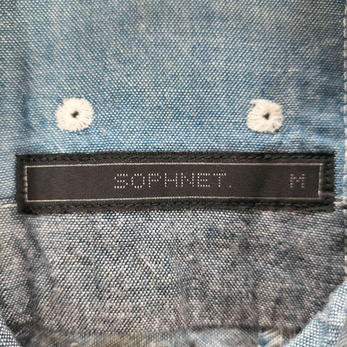 ソフネット SOPHNET. パッチワークデザインシャツ エルボーパッチ メンズ JPN:M