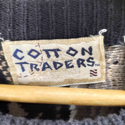 コットントレーダース Cotton Traders 3Dコットンニット メンズ JPN:L