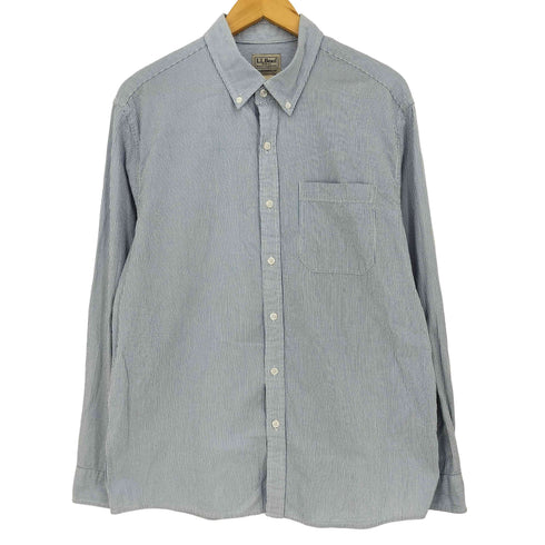 エルエルビーン L.L.Bean オーガニック・コットン・シアサッカー・シャツ メンズ JPN:L