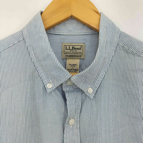 エルエルビーン L.L.Bean オーガニック・コットン・シアサッカー・シャツ メンズ JPN:L