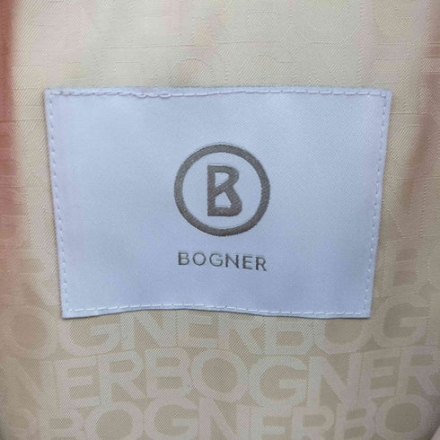 ボグナー BOGNER スタンドカラー ダブルジップアップ ショート コート レディース 36