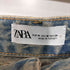 ザラ ZARA デニムボックスプリーツスカート レディース M