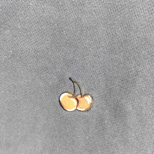 キルシー KIRSH SMALL CHERRY V NECK SWEATSHIRT スモールチェリー Vネックスウェット レディース 1