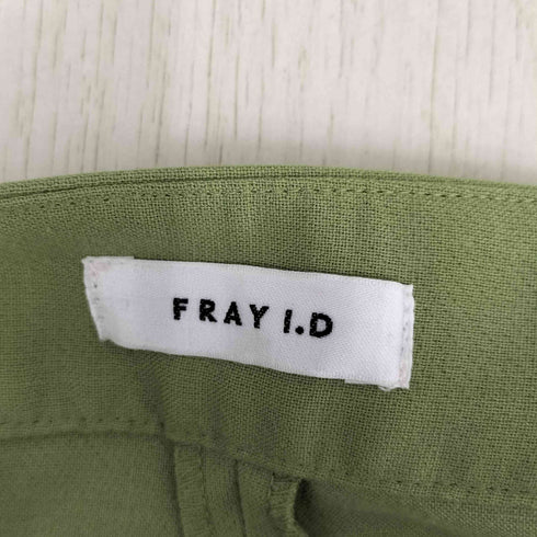 フレイアイディー FRAY I.D バックスリットスリムパンツ レディース 0