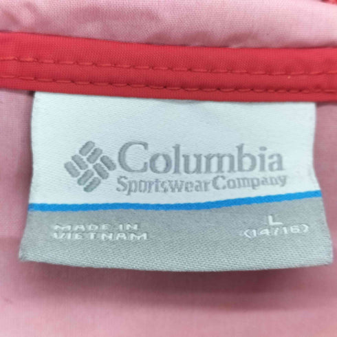 コロンビア Columbia ロゴプリントナイロンマウンテンジャケット レディース L