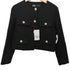 ザラ ZARA ROUND NECK PIQUÉ BLAZER レディース M